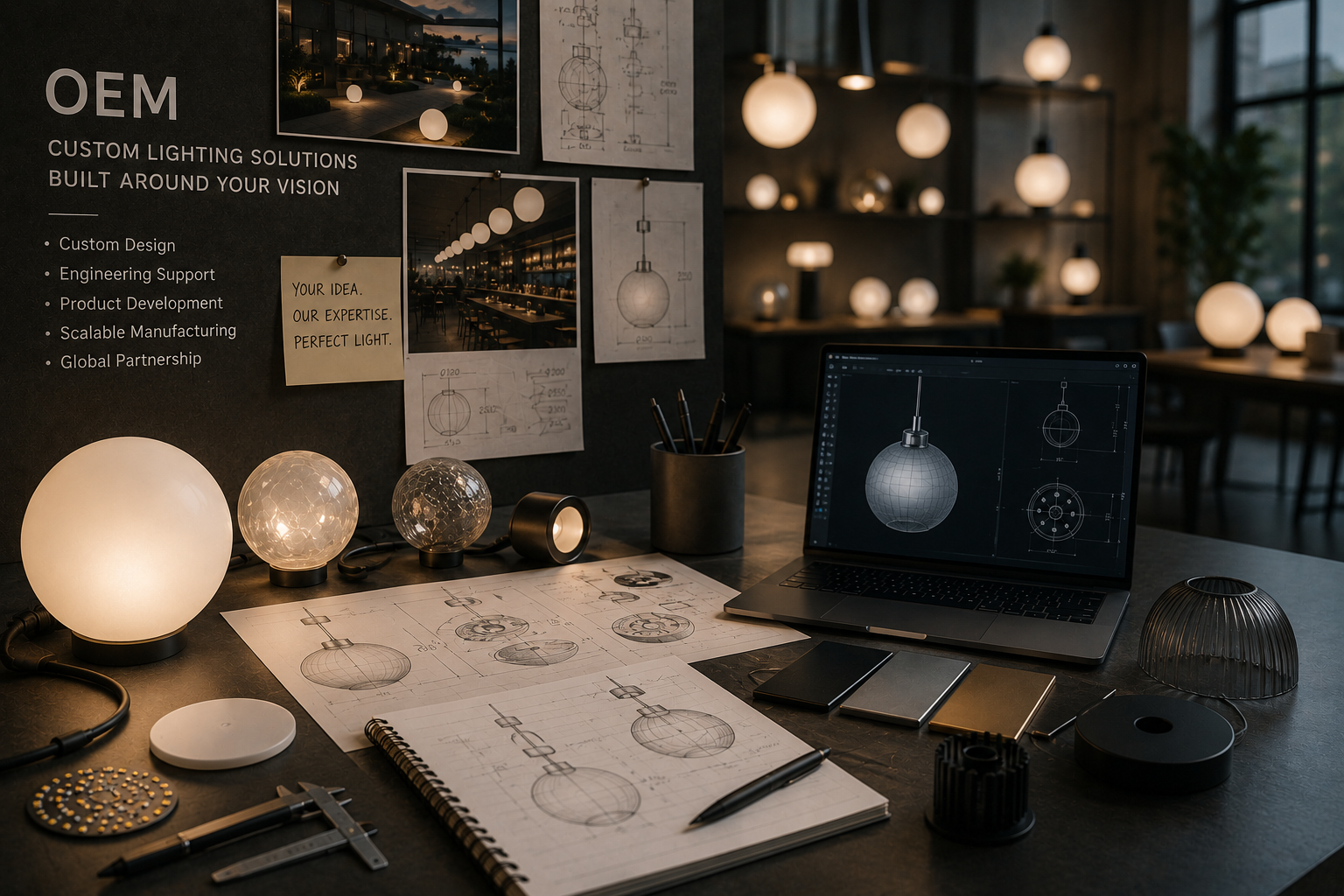 iBright custom lighting manufacturing