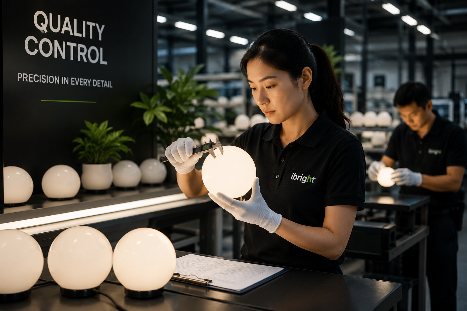 Hospitality lighting manufacturing and quality control