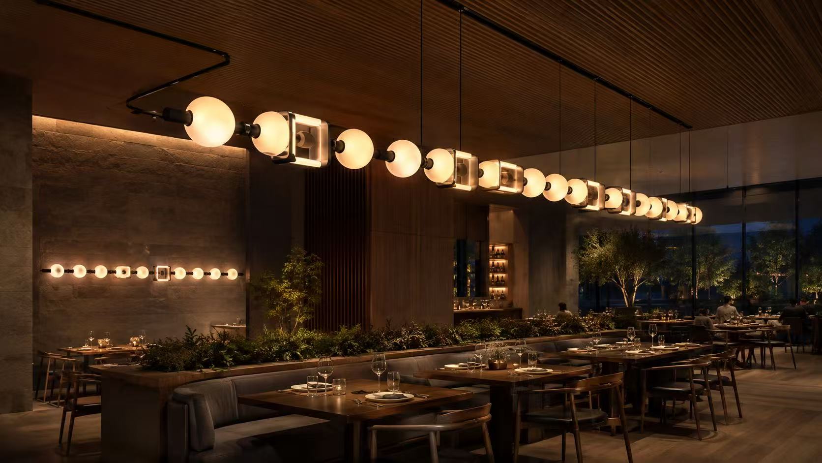 Restaurant lighting